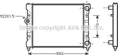 Ava Quality Cooling ST 2024 - Radiatore, Raffreddamento motore autozon.pro