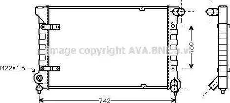 Ava Quality Cooling ST 2020 - Radiatore, Raffreddamento motore autozon.pro