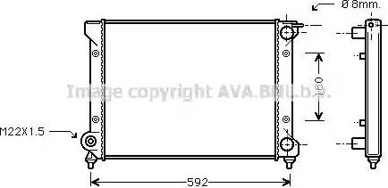 Ava Quality Cooling ST 2027 - Radiatore, Raffreddamento motore autozon.pro