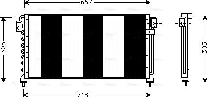 Ava Quality Cooling SU 5028 - Condensatore, Climatizzatore autozon.pro