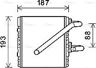 Ava Quality Cooling SU6107 - Scambiatore calore, Riscaldamento abitacolo autozon.pro