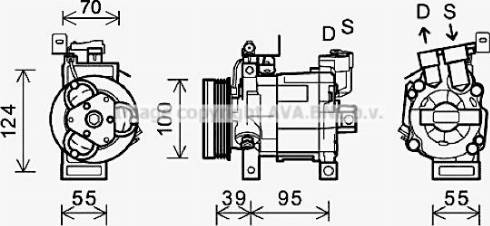 Ava Quality Cooling SUAK085 - Compressore, Climatizzatore autozon.pro