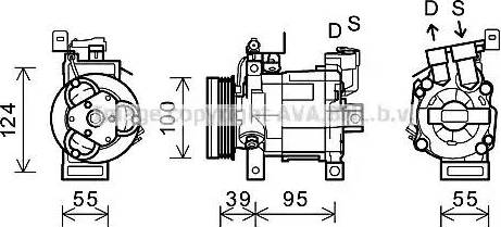 Ava Quality Cooling SUK085 - Compressore, Climatizzatore autozon.pro