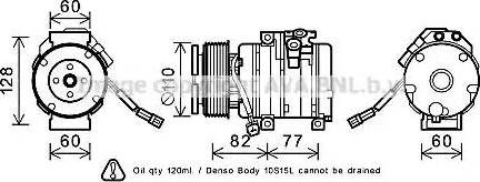 Ava Quality Cooling SUK101 - Compressore, Climatizzatore autozon.pro