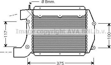 Ava Quality Cooling SZ 4066 - Intercooler autozon.pro