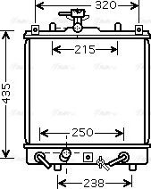 Ava Quality Cooling SZ 2095 - Radiatore, Raffreddamento motore autozon.pro