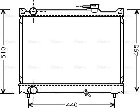 Ava Quality Cooling SZ 2046 - Radiatore, Raffreddamento motore autozon.pro