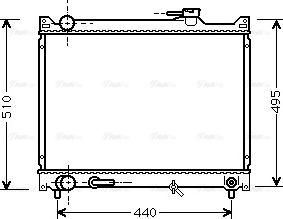 Ava Quality Cooling SZ 2047 - Radiatore, Raffreddamento motore autozon.pro