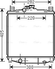 Ava Quality Cooling SZ 2059 - Radiatore, Raffreddamento motore autozon.pro