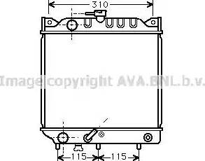 Ava Quality Cooling SZ 2007 - Radiatore, Raffreddamento motore autozon.pro