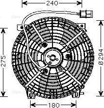 Ava Quality Cooling SZ 7505 - Ventola, Raffreddamento motore autozon.pro