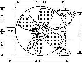 Ava Quality Cooling SZ 7501 - Ventola, Raffreddamento motore autozon.pro