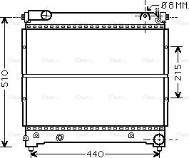 Ava Quality Cooling SZA2074 - Radiatore, Raffreddamento motore autozon.pro