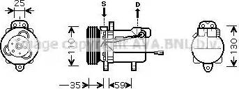 Ava Quality Cooling SZAK069 - Compressore, Climatizzatore autozon.pro