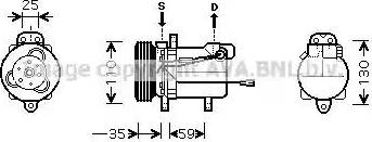 Ava Quality Cooling SZ K069 - Compressore, Climatizzatore autozon.pro