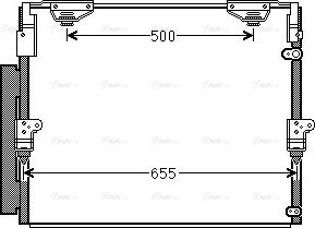 Ava Quality Cooling TO5560D - Condensatore, Climatizzatore autozon.pro