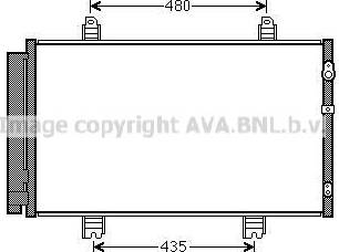 Ava Quality Cooling TO5646D - Condensatore, Climatizzatore autozon.pro