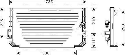 Ava Quality Cooling TO 5279 - Condensatore, Climatizzatore autozon.pro