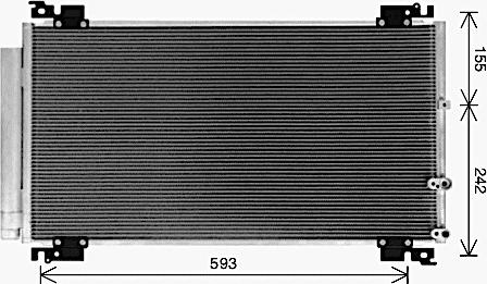 Ava Quality Cooling TO5766D - Condensatore, Climatizzatore autozon.pro