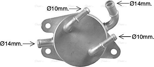 Ava Quality Cooling TO3771 - Radiatore olio, Olio motore autozon.pro