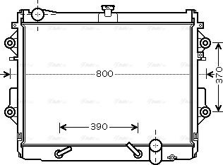 Ava Quality Cooling TO 2491 - Radiatore, Raffreddamento motore autozon.pro