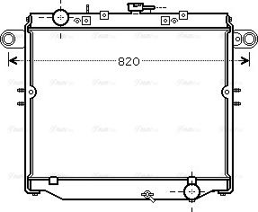 Ava Quality Cooling TO 2477 - Radiatore, Raffreddamento motore autozon.pro