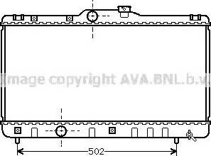 Ava Quality Cooling TO 2147 - Radiatore, Raffreddamento motore autozon.pro