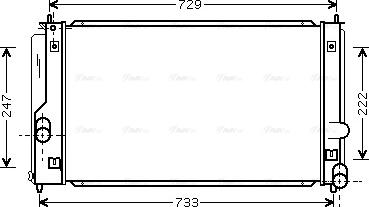 Ava Quality Cooling TO 2295 - Radiatore, Raffreddamento motore autozon.pro