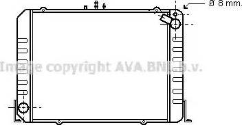 Ava Quality Cooling TO 2215 - Radiatore, Raffreddamento motore autozon.pro