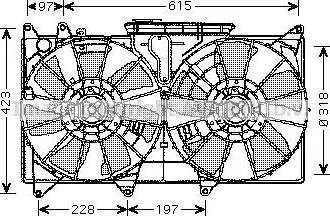 Ava Quality Cooling TO 7544 - Ventola, Raffreddamento motore autozon.pro