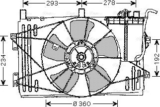 Ava Quality Cooling TO 7508 - Ventola, Raffreddamento motore autozon.pro