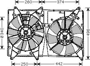 Ava Quality Cooling TO 7533 - Ventola, Raffreddamento motore autozon.pro