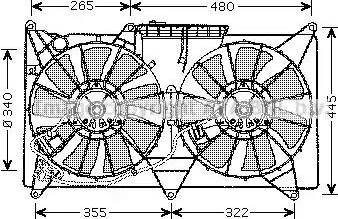 Ava Quality Cooling TO 7532 - Ventola, Raffreddamento motore autozon.pro