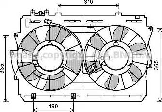 Ava Quality Cooling TO 7570 - Ventola, Raffreddamento motore autozon.pro