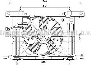 Ava Quality Cooling TO7673 - Ventola, Raffreddamento motore autozon.pro