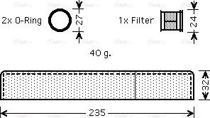 Ava Quality Cooling TO D349 - Essiccatore, Climatizzatore autozon.pro