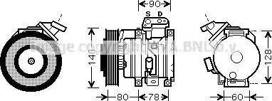 Ava Quality Cooling TO K448 - Compressore, Climatizzatore autozon.pro