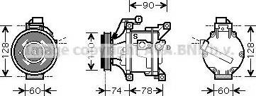 Ava Quality Cooling TO K452 - Compressore, Climatizzatore autozon.pro