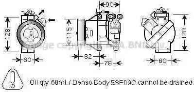 Ava Quality Cooling TO K479 - Compressore, Climatizzatore autozon.pro