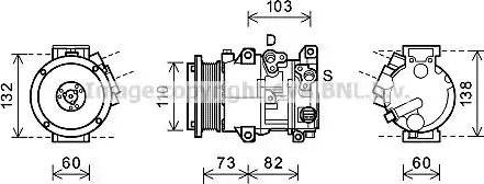 Ava Quality Cooling TOK599 - Compressore, Climatizzatore autozon.pro