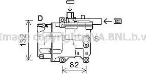 Ava Quality Cooling TOK583 - Compressore, Climatizzatore autozon.pro