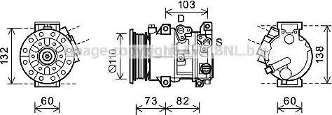 Ava Quality Cooling TOK685 - Compressore, Climatizzatore autozon.pro