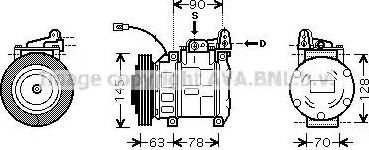 Ava Quality Cooling TOK387 - Compressore, Climatizzatore autozon.pro