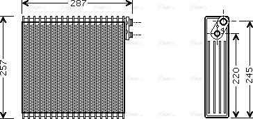 Ava Quality Cooling TO V294 - Evaporatore, Climatizzatore autozon.pro