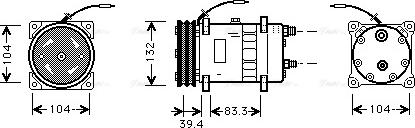 Ava Quality Cooling UV K047 - Compressore, Climatizzatore autozon.pro