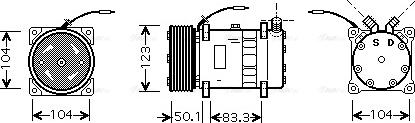 Ava Quality Cooling UVAK116 - Compressore, Climatizzatore autozon.pro