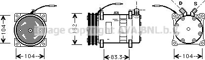 Ava Quality Cooling UVK045 - Compressore, Climatizzatore autozon.pro