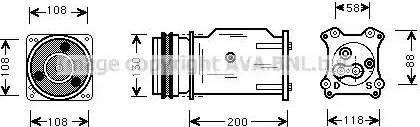 Ava Quality Cooling UVK061 - Compressore, Climatizzatore autozon.pro