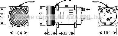 Ava Quality Cooling UVK071 - Compressore, Climatizzatore autozon.pro