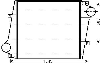 Ava Quality Cooling VL4050 - Intercooler autozon.pro